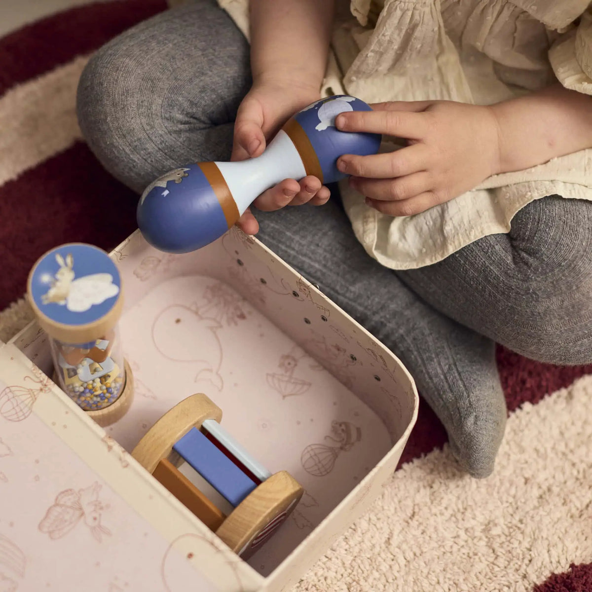 FILIBABBA valisette mes premiers jouets sensoriels 6mois+