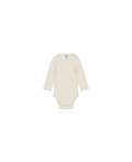 FUB merino pointelle body by Citron Grenadine, écru baby bodysuit