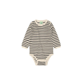 FUB barboteuse rayée beige et marine, manches longues