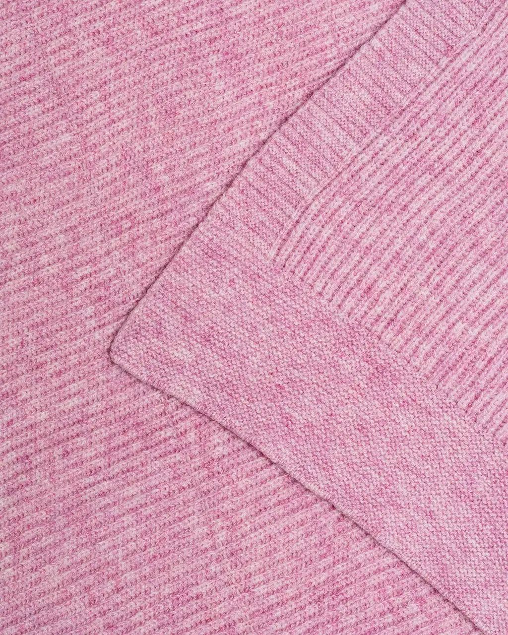 HVID plaid gaston baby blanket by Citron Grenadine in cotton candy pink knit
