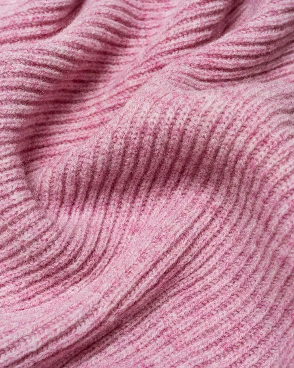 HVID plaid gaston baby blanket in cotton candy pink knit by Citron Grenadine