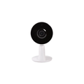 BÉABA Zen Connect Mini baby monitor camera on a white stand; round black camera head