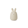 LIEWOOD Winston rabbit night light, cream color, cute bedside lamp.