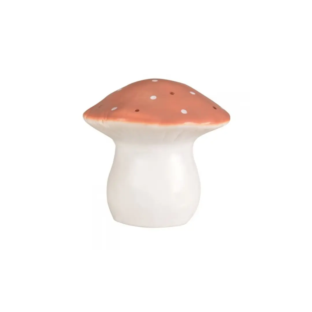 Lampe champignon grande EGMONT TOYS, terra orange avec taches blanches