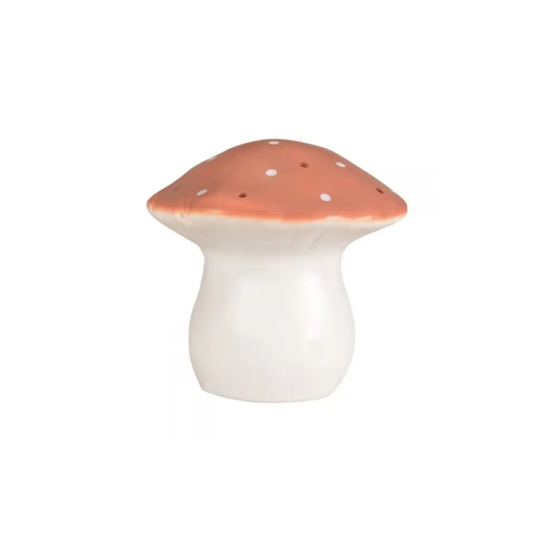 Lampe champignon grande EGMONT TOYS, terra orange avec taches blanches