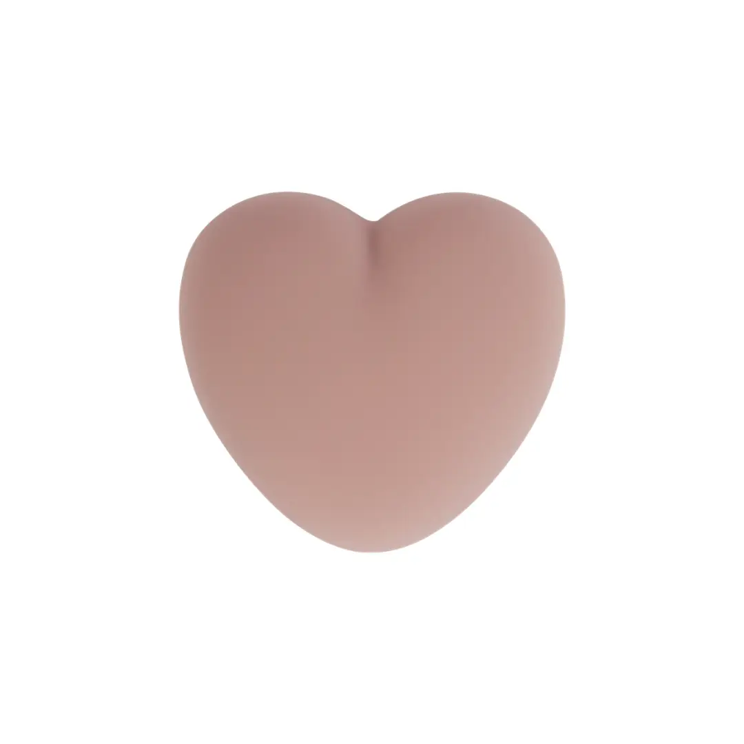FLOW AMSTERDAM veilleuse heart-shaped dusty pink night lamp by Citron Grenadine