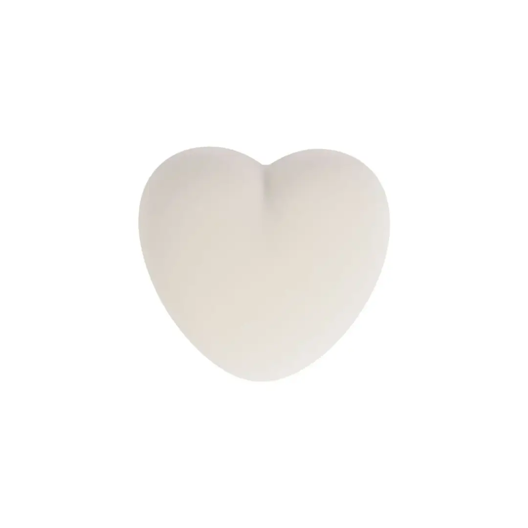 FLOW AMSTERDAM veilleuse heart-shaped night light, cream finish by Citron Grenadine