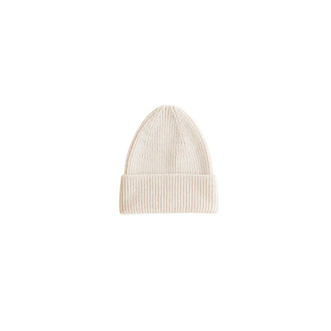 HVID bonnet Fonzie cream beanie by Citron Grenadine
