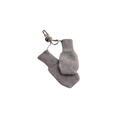 HVID moufles mittens, 2 grey knitted baby mittens by Citron Grenadine