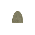 HVID bonnet Fonzie / Artichoke beanie by Citron Grenadine, olive knit with folded cuff
