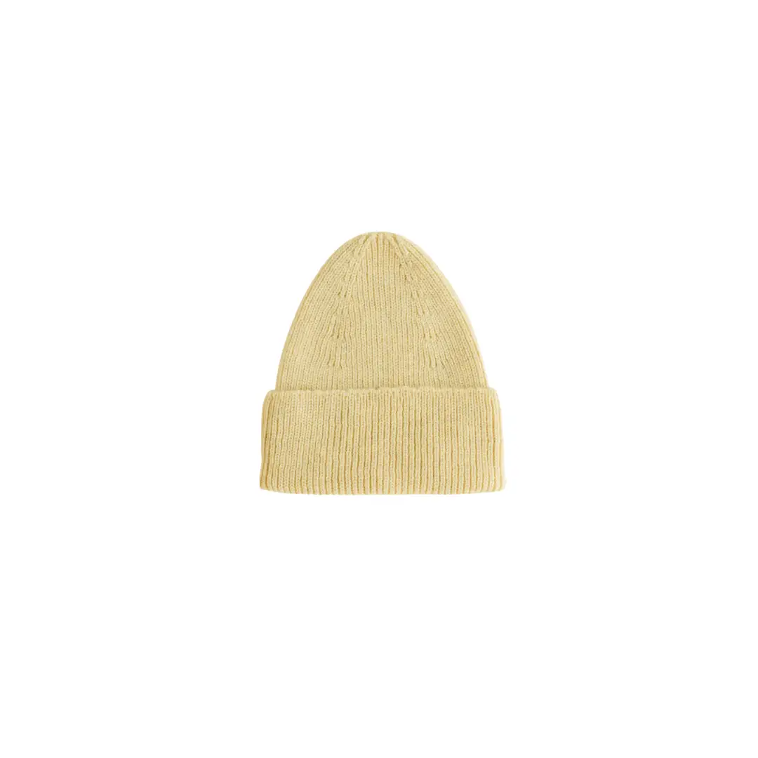 HVID bonnet fonzie yellow beanie by Citron Grenadine