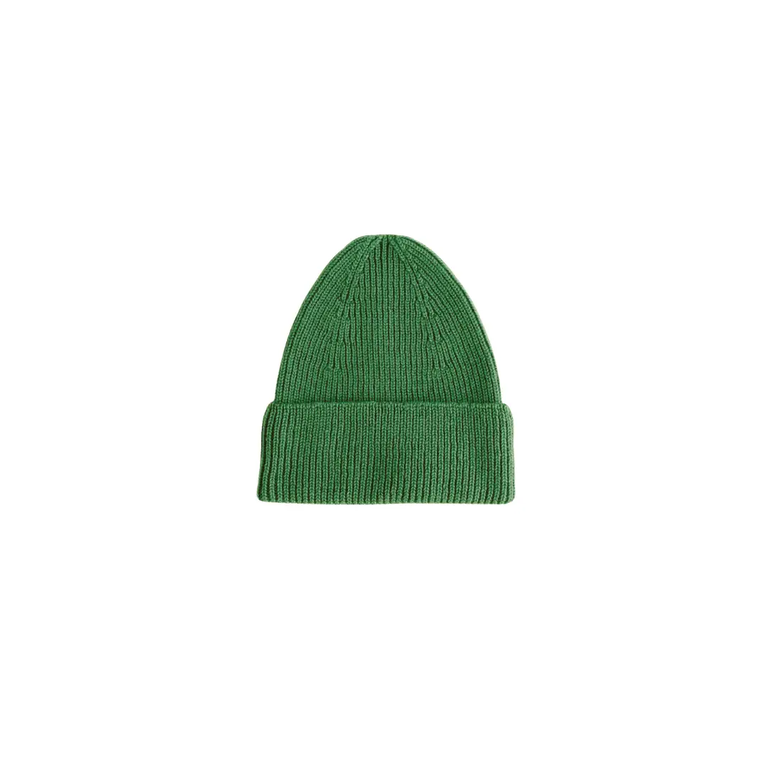 HVID Fonzie grass green knit beanie by Citron Grenadine