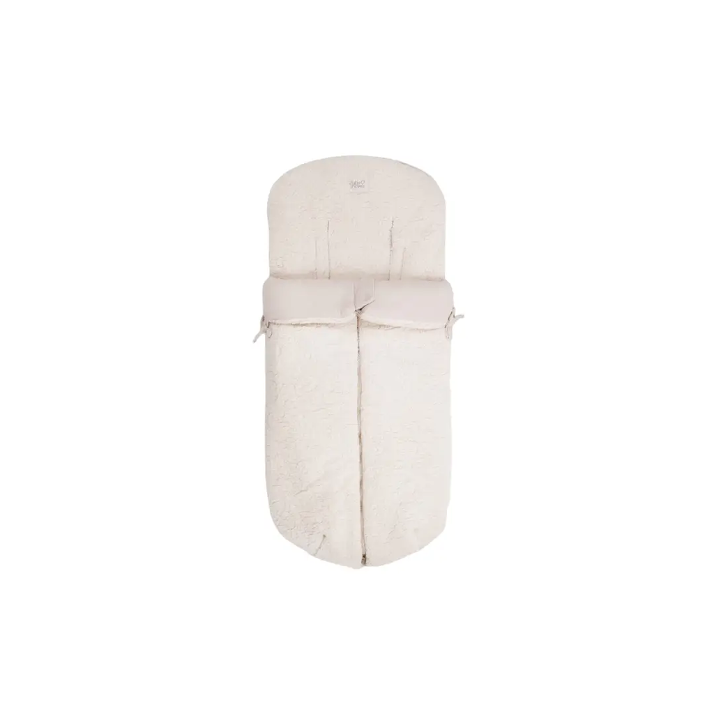Chancelière polaire pour bébé beige mouton, Citron Grenadine – BabyShower