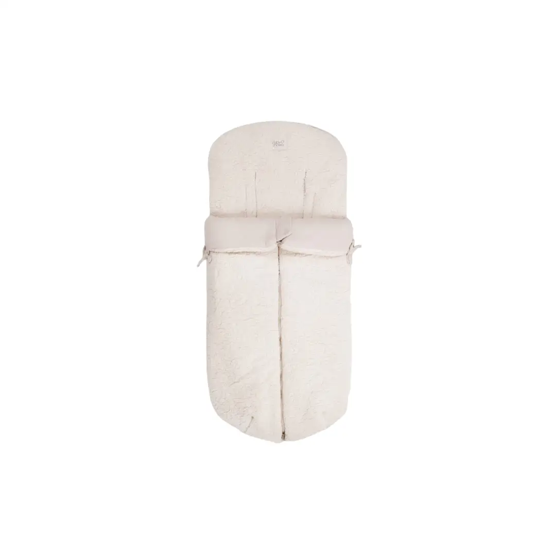 Chancelière polaire pour bébé beige mouton, Citron Grenadine – BabyShower