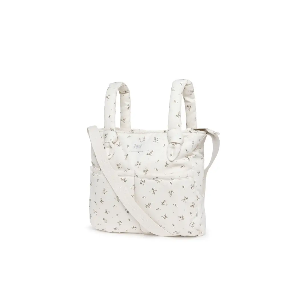 Diaper bag Citron Grenadine BabyShower Sac à Langer Sophie in roseberry canvas with floral print
