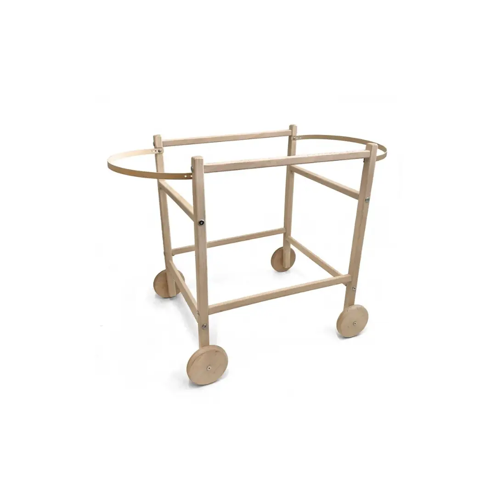 BABYSHOWER support à roues couffin en bois naturel, Citron Grenadine