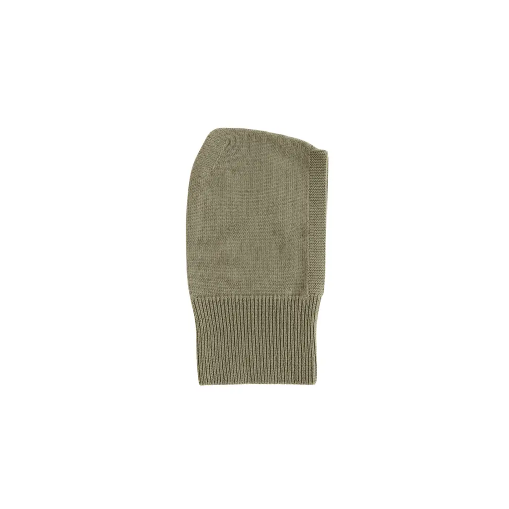 HVID cagoule eddy balaclava, artichoke knit, Citron Grenadine