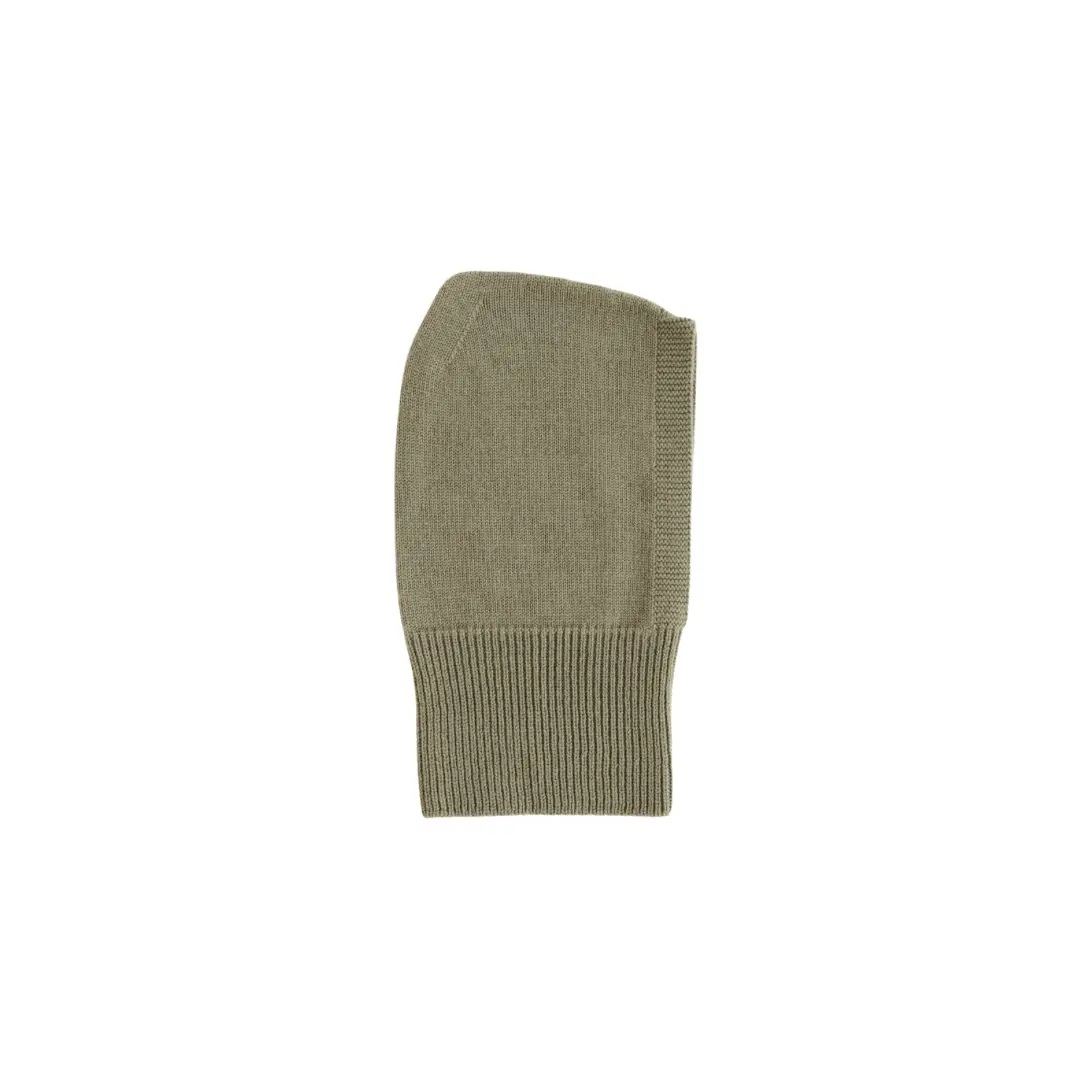 HVID cagoule eddy balaclava, artichoke knit, Citron Grenadine