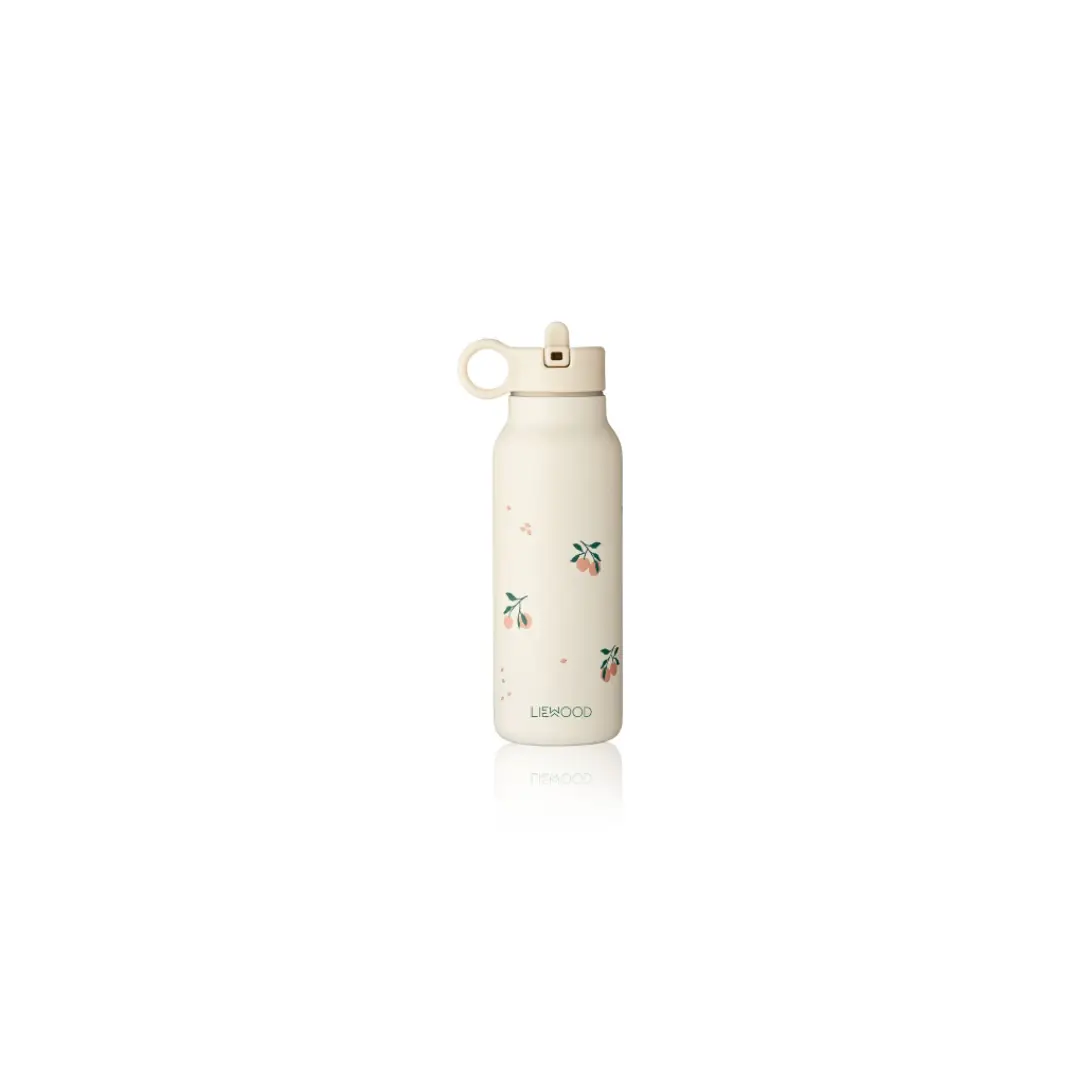 LIEWOOD water bottle, 350ml, beige with peach sea shell pattern