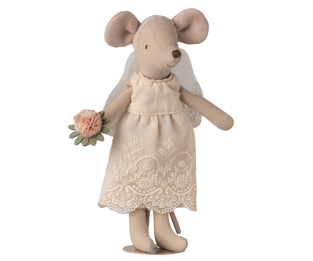 MAILEG  Couple de mariés dans son joli coffret, Maman & Papa