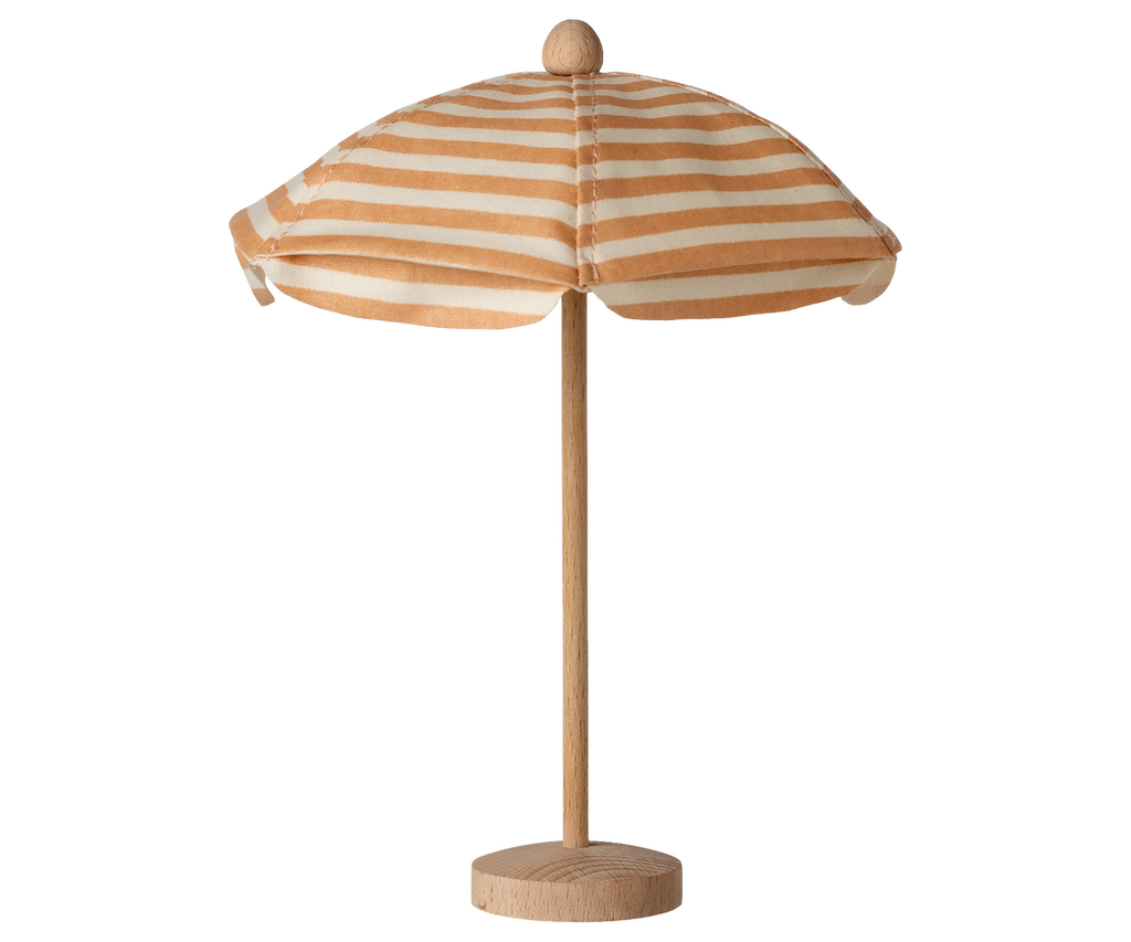 MAILEG parasol rayé corail