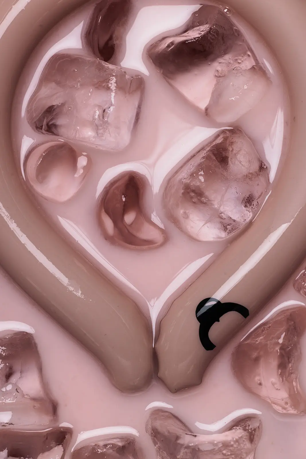 SUMORING cooling collar frosted rose by Citron Grenadine with ice pockets