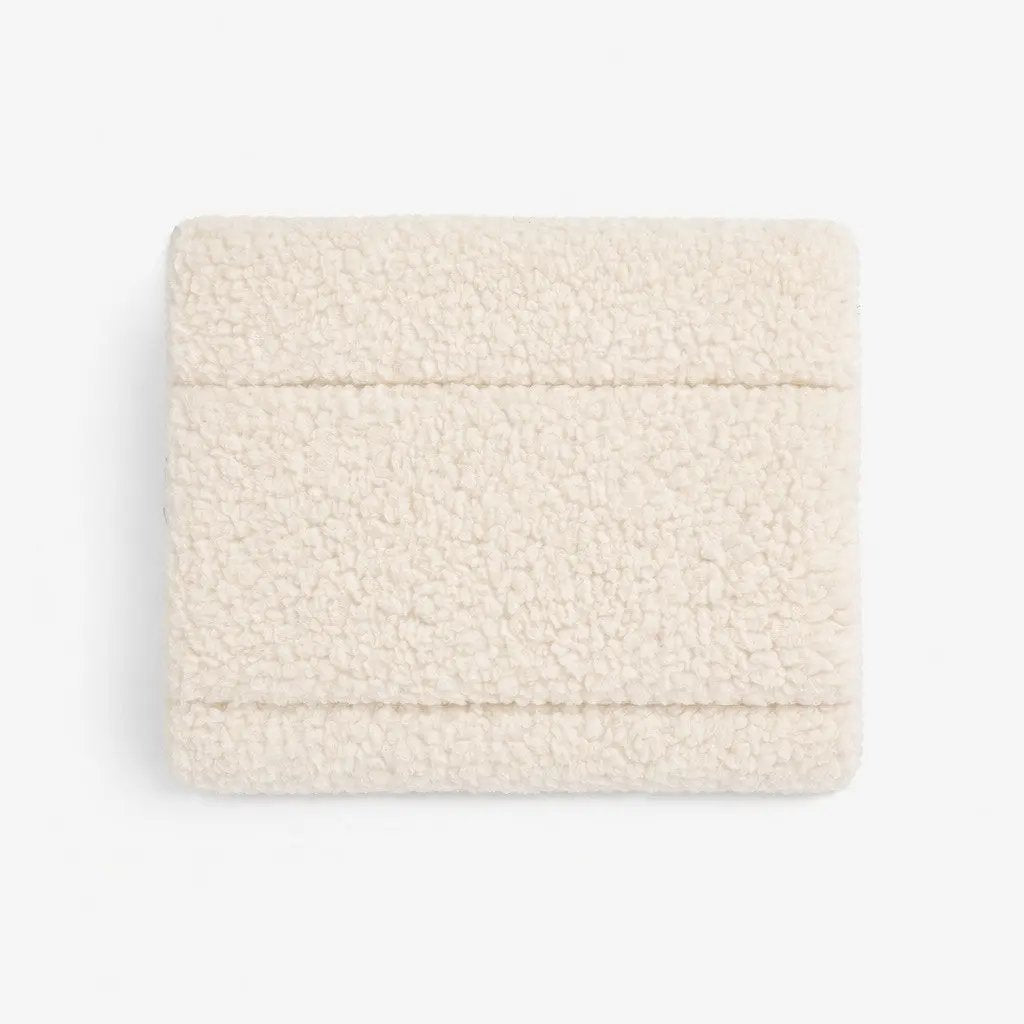 ALWERO sur-matelas Coni laine et coton, crème, Citron Grenadine