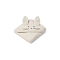 Albert hooded baby towel by LIEWOOD with bunny ears, sandy beige