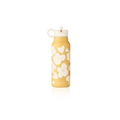 LIEWOOD gourde 350ml water bottle with yellow floral print and cream cap