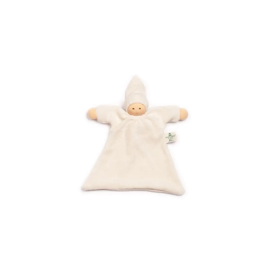 Doudou plat NANCHEN NATUR beige plush toy Citron Grenadine