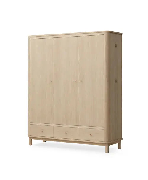 OLIVER FURNITURE wood garde-robe 3 portes / chêne 041377 by Citron Grenadine
