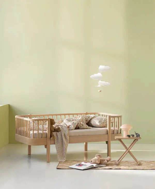 Oliver Furniture Lit banquette junior en bois chêne Original - Citron Grenadine