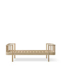 Oliver Furniture Lit Wood Original oak bed frame by Citron Grenadine, platform bed with slatted base.