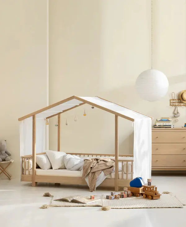 Oliver Furniture lit cabane en bois original chêne pour tout-petits