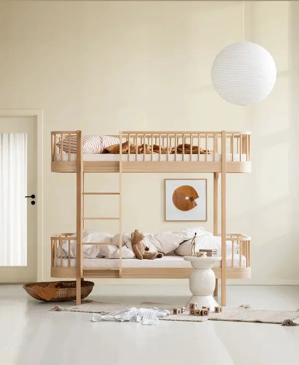 Oliver Furniture lit superposé en bois chêne, Citron Grenadine, cadre de lit enfant