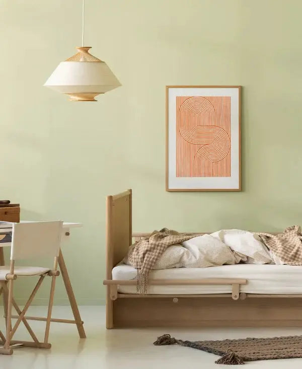 Barre d’arrêt de matelas Camp Novel en chêne, 2 pièces, accessoire lit — Citron Grenadine