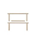 Barres de lit Camp Novel en chêne — ensemble d’accessoires pour cadre de lit, Oliver Furniture