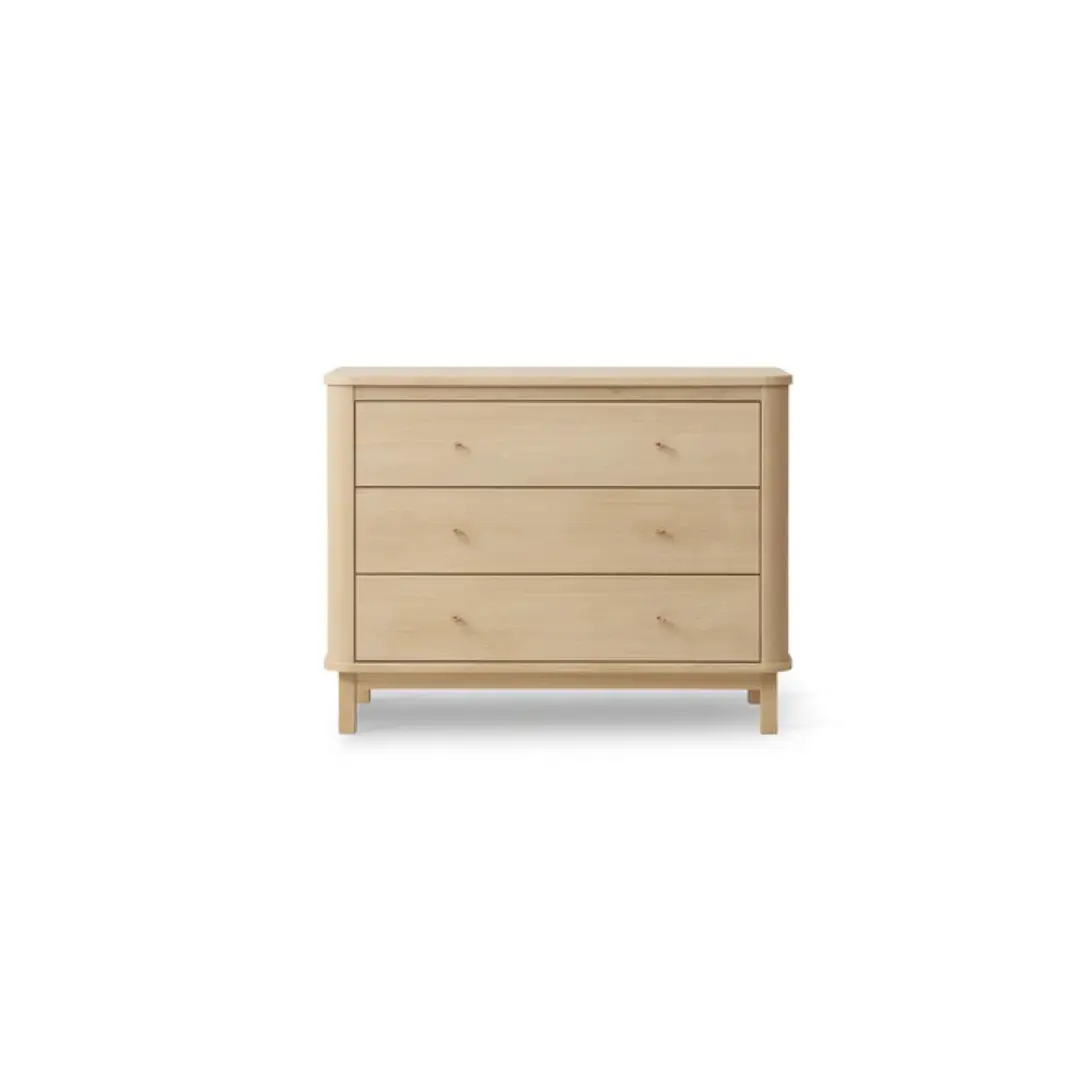 3-drawer oak wood commode dresser by Citron Grenadine