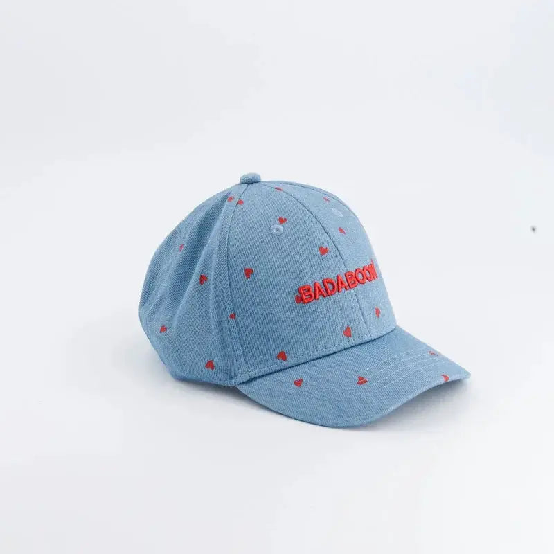 Chamayé denim badaboom baseball cap, light blue