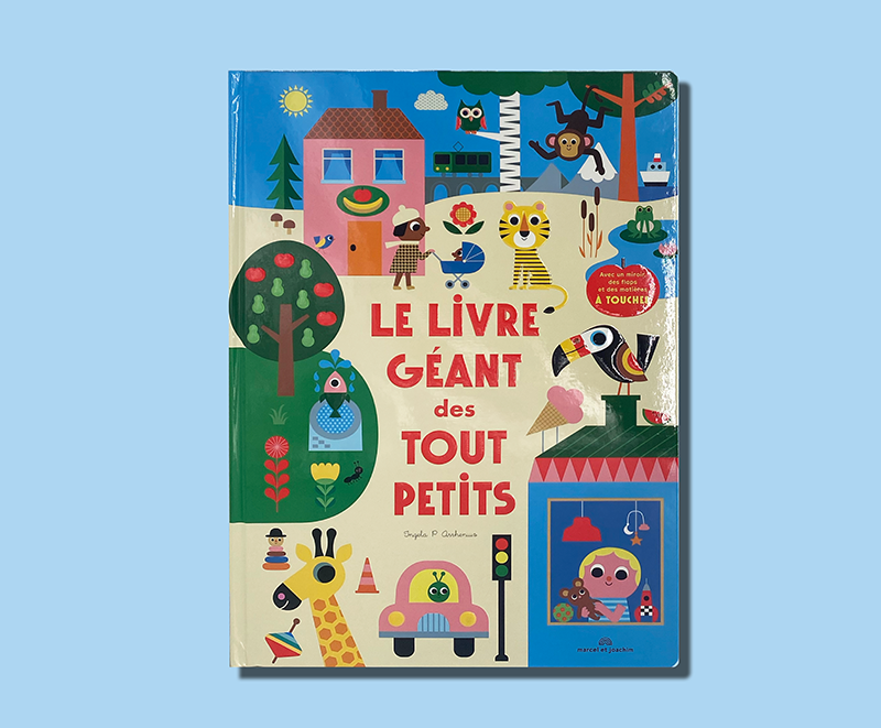 Le livre géant des tout-petits, livre musical Citron Grenadine, couverture illustrée multicolore