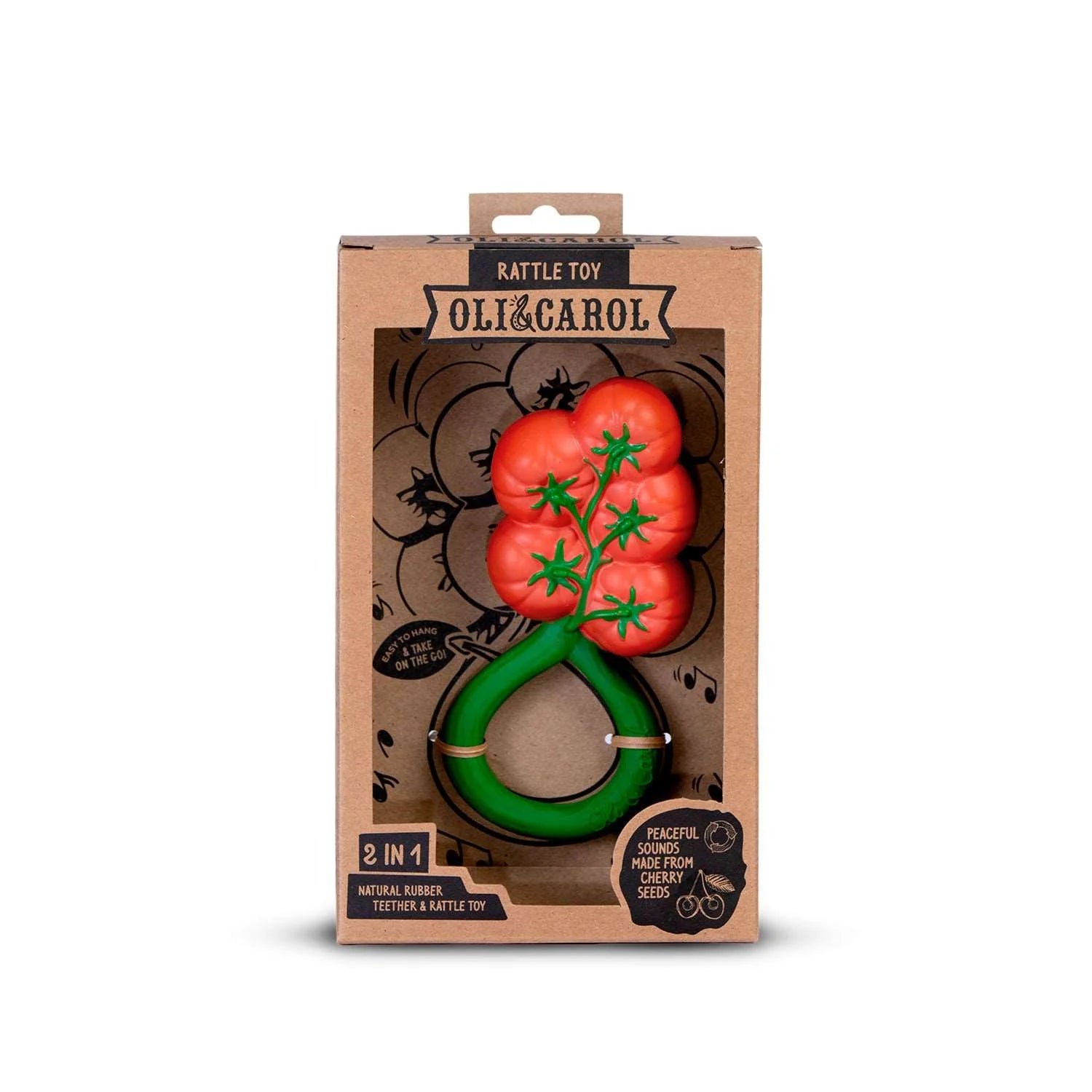 OLI&CAROL hochet tomate by Citron Grenadine