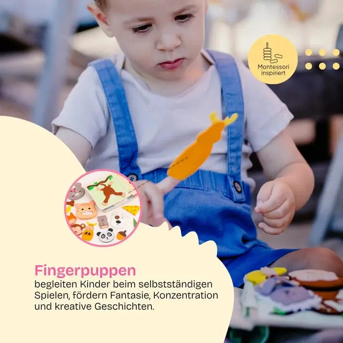 JOLLY DESIGNS livre d'éveil Animal Friends pour bébés 12m+, Citron Grenadine