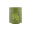 TRIXIE isothermal lunch container 500 ml, green with a dinosaur illustration and matching green lid.