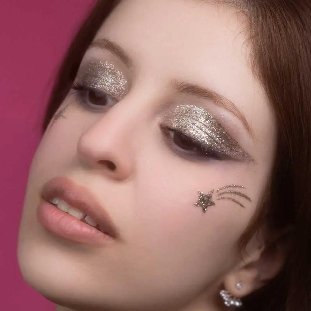 Si Si la paillette kit 3/iconique by Citron Grenadine – glittery silver eye makeup set