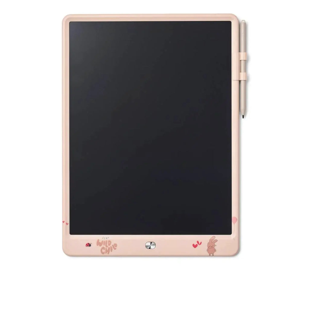 LIEWOOD tableau magique zora rosey, tablette à dessin rose avec stylet attaché sur le côté