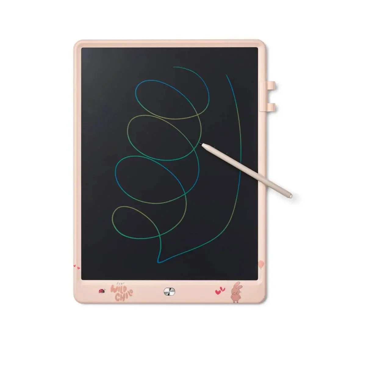 LIEWOOD tableau magique Zora wild child rosey – tablette à dessin, cadre rose clair avec stylet