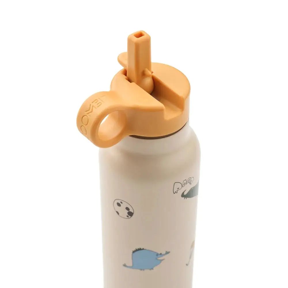 LIEWOOD gourde 350ml sandy tamtam bottle with orange lid