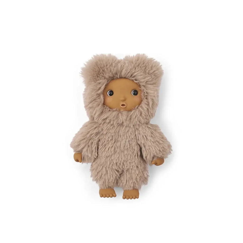 LIEWOOD Miko Phoebe plush doll in oat fur hooded suit