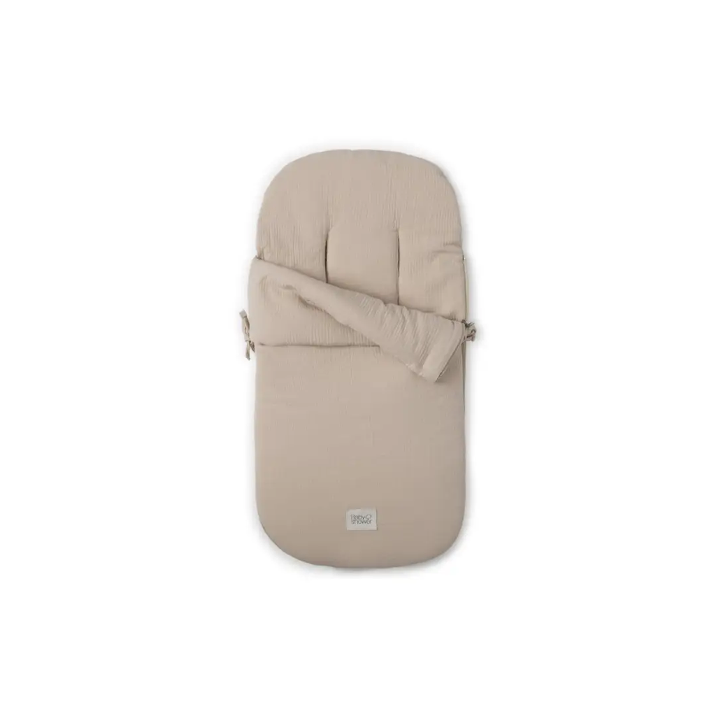 Nid d'ange comfort swaddling blanket by Citron Grenadine in blush beige
