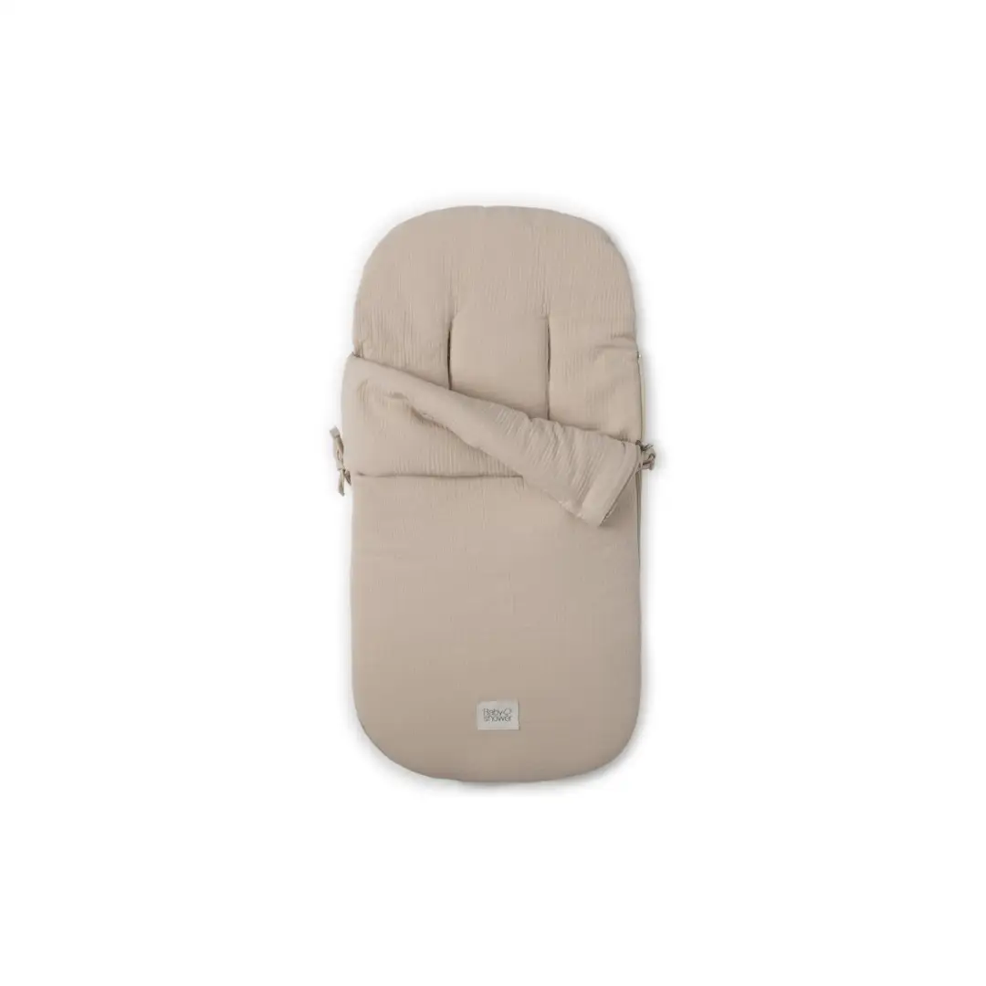 Nid d'ange comfort swaddling blanket by Citron Grenadine in blush beige